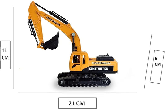 Coelon Truck Toys Crane Toy Diecast Truck for Kids with Friction, Lights and Sounds Alloy Construction Vehicle Toy