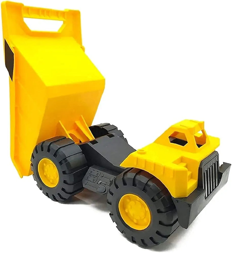 Storio Toys Push and Go Automobile Bulldozer Construction Engineering Excavator Vehicle Dumper Truck Toy for Kids Boys (Big Dumper Truck)